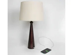 Novedad En Sobremesa Con Puerto Usb Modelo Pearl Marron