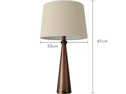 Novedad En Sobremesa Con Puerto Usb Modelo Pearl Marron