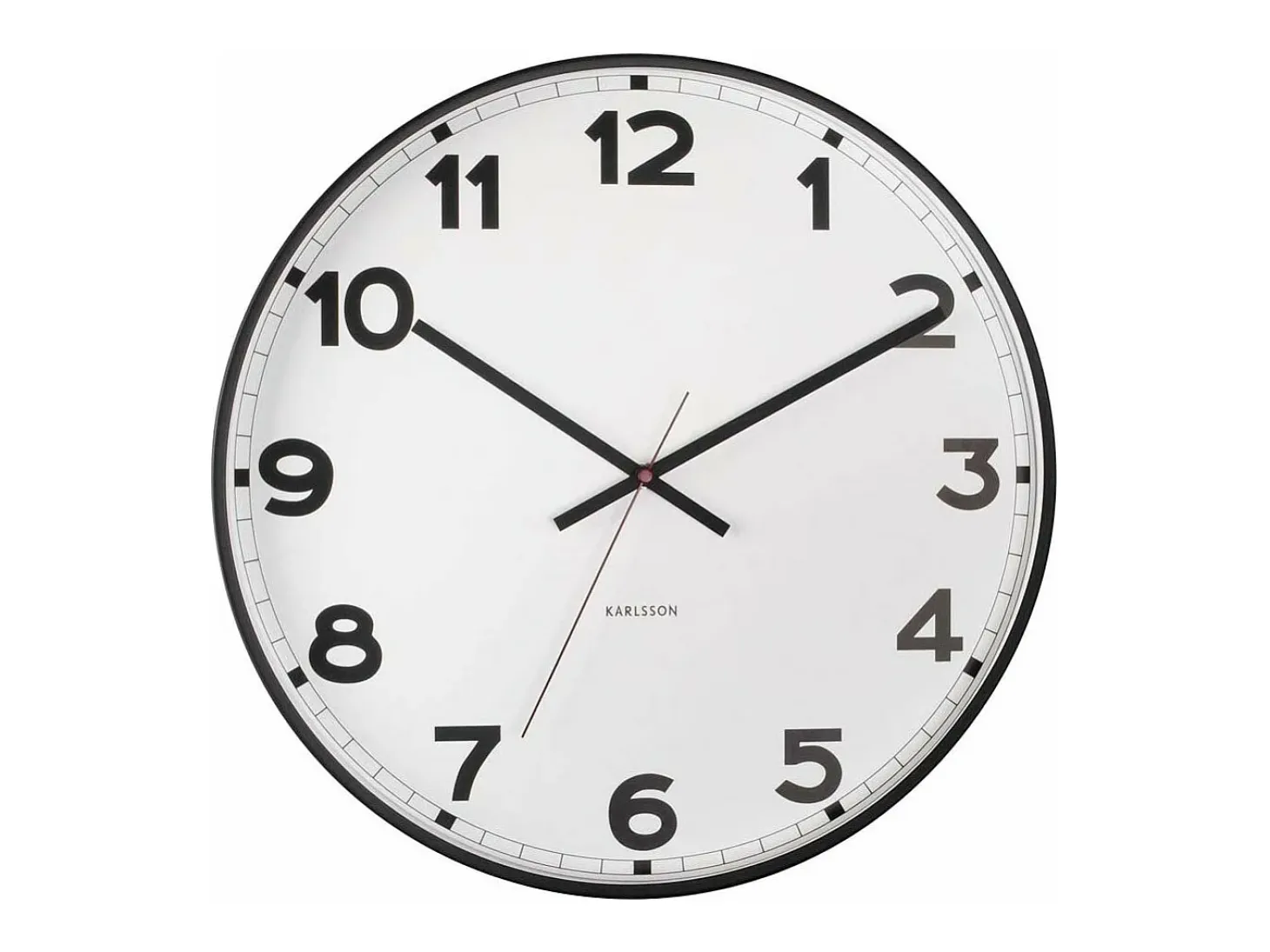 Nuevo reloj clásico redondo de metal de 40 cm