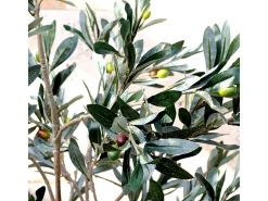 Olivo artificial decorativo 150 cm NORTENE con maceta, hojas realistas, planta de interior elegante y sin mantenimiento