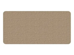 Overijse Alfombra de pasillo con aspecto de sisal color arena 50x100 cm