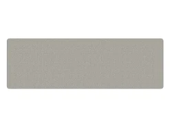 Overijse Alfombra de pasillo con aspecto de sisal platina 80x250 cm