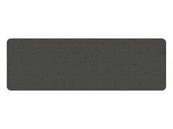 Overijse Alfombra de pasillo con aspecto sisal gris antracita 50x150 cm