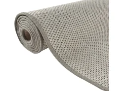 Overijse Alfombra de pasillo con aspecto de sisal platina 50x200 cm