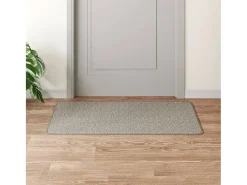 Overijse Alfombra de pasillo con aspecto de sisal platina 50x100 cm