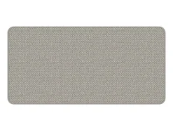 Overijse Alfombra de pasillo con aspecto de sisal platina 50x100 cm
