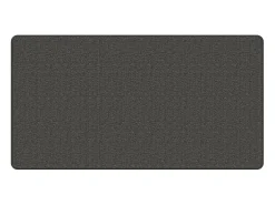 Overijse Alfombra de pasillo con aspecto sisal gris antracita 80x150 cm