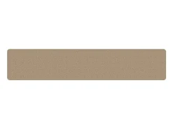 Overijse Alfombra de pasillo con aspecto de sisal color arena 50x250 cm