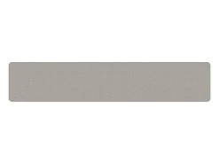 Overijse Alfombra de pasillo con aspecto de sisal platina 50x250 cm