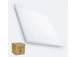 Pack de 2 Panel LED 60x60 cm 40W 4000lm 3000K LIFUD Blanco Cálido Pack de 2