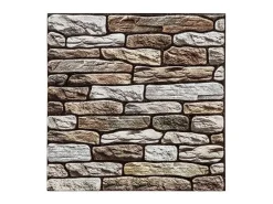 Pack de 2 stickers de pared Atmosphera piedra rojo 30x30 cm