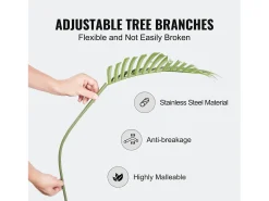 Palmera Areca Artificial de 1.22m de SucceBuy, Planta de Nuez de Betel Artificial Realista