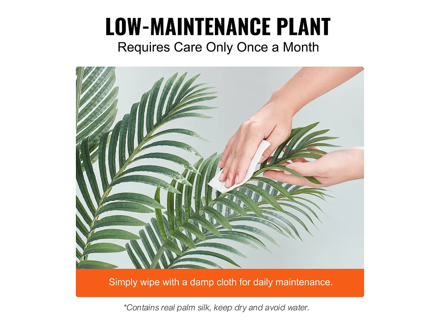 Palmera Areca Artificial de 1.22m de SucceBuy, Planta de Nuez de Betel Artificial Realista