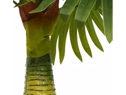 Palmera artificial 9 hojas 65 cm verde