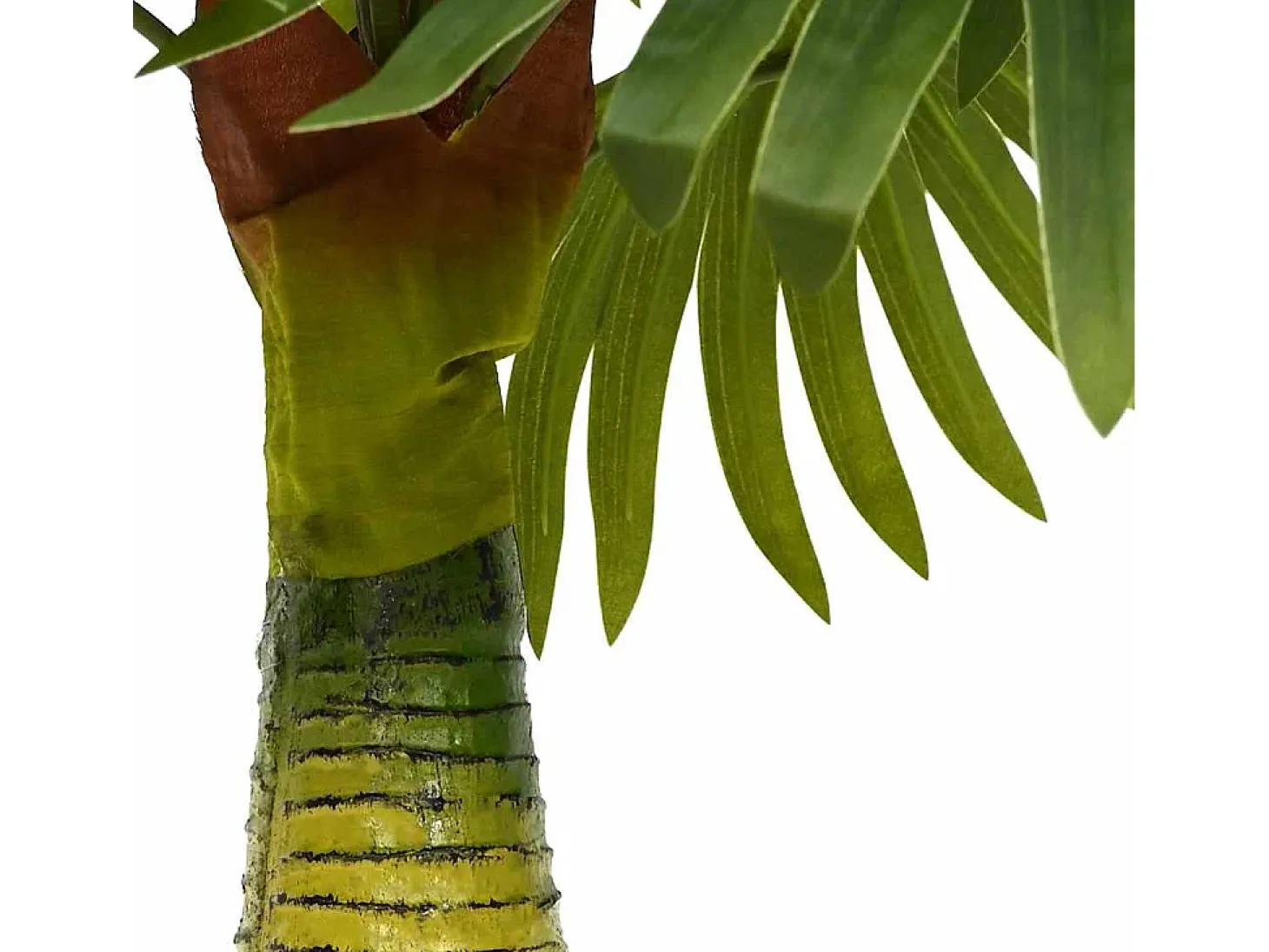 Palmera artificial 9 hojas 65 cm verde