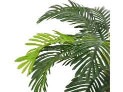 Palmera Cycas Artificial con Maceta Verde de 90 cm