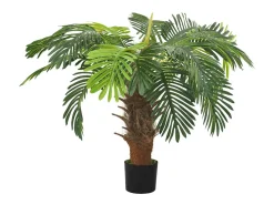 Palmera Cycas artificial con macetero 90 cm verde ES995208