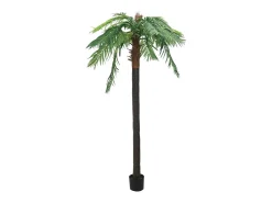 Palmera fénix artificial con macetero 305 cm verde ES921927