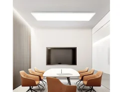 Panel LED NETTLIFE 120x30, luz de techo regulable, largo, retroiluminación RGB, cambio de color plana con control remoto, 36 W