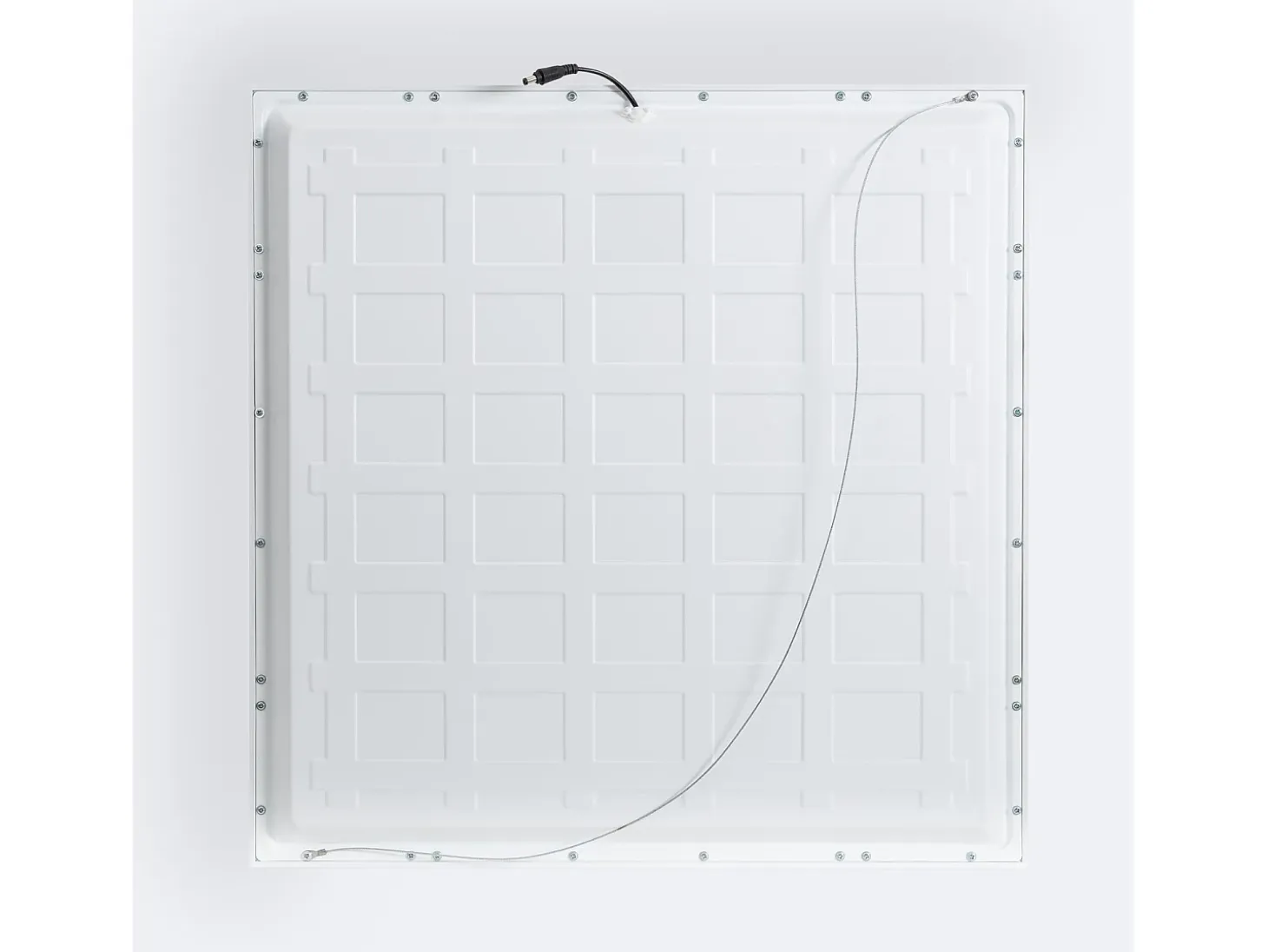 Panel LED 60x60 cm 40W 4000lm con Caja de Conexiones Rápidas y Cable de Seguridad 6000K Individual Blanco Frío OSRAM