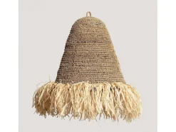 Pantalla Lámpara Colgante Ratán Rahan ILUZZIA Natural