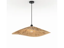 Pantalla redonda de rafia 75 cm - Stellaire