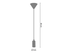 Pantalla TOSEL ,metal,Bronce ,A80xD4,5xP4,5cm