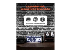 Papel Pintado Adhesivo de Pared SucceBuy, 45 cm x 10 m, Rollo de Papel Pintado Autoadhesivo en Vinilo, Motivo Ladrillo Gris, para Revestimiento de Pared