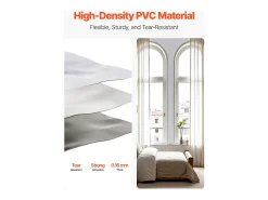 Papel Pintado Adhesivo de Pared SucceBuy, 45 cm x 10 m, Rollo Papel Pintado Autoadhesivo en Vinilo, Motivo Textura Madera Blanca, para Revestimiento de Pared