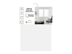 Par de visillos para ventana 60x120 cm DOLLY blanco, por Soleil d'Ocre