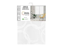 Par de visillos para ventana 60x120 cm CIRCLE, por Soleil d'Ocre