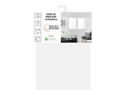 Par de visillos para ventana 60x90 cm DOLLY blanco, por Soleil d'Ocre