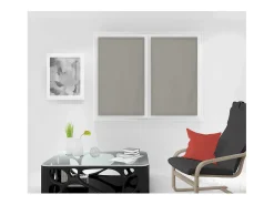 Par de visillos para ventana 70x120 cm DOLLY taupe