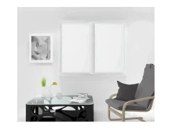 Par de visillos 60x120 cm NOEMIE blanco, por Soleil d'Ocre