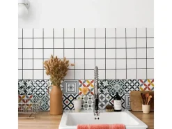 Pegatinas de azulejos 15 X 15 cm - Estrellas geométricas