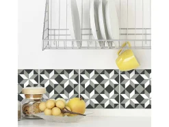 Pegatinas de azulejos 15 X 15 cm - Estrellas geométricas
