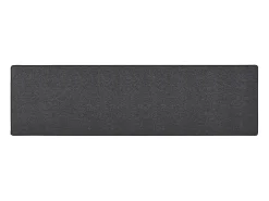 Pelle Alfombra de pasillo gris antracita 50x200 cm