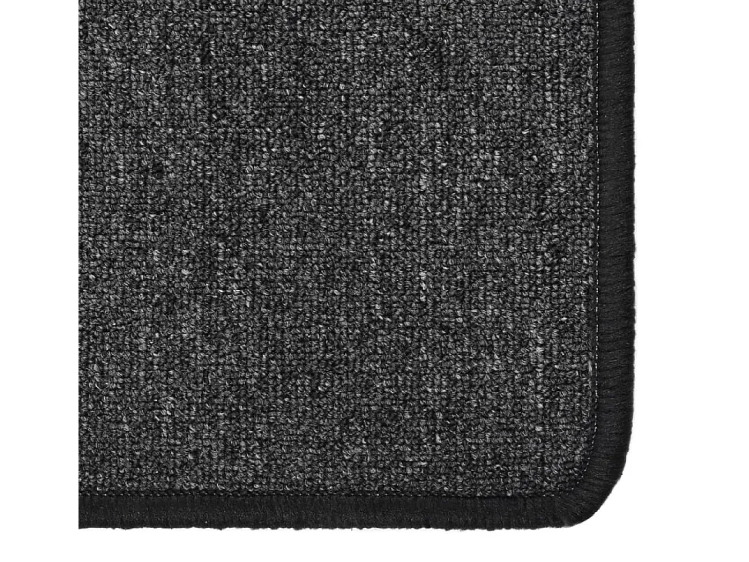 Pelle Alfombra de pasillo gris antracita 50x200 cm