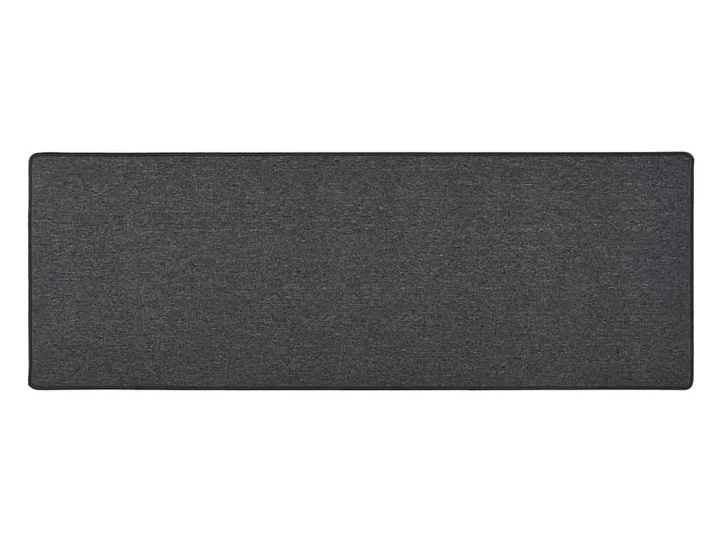 Pelle Alfombra de pasillo gris antracita 50x150 cm