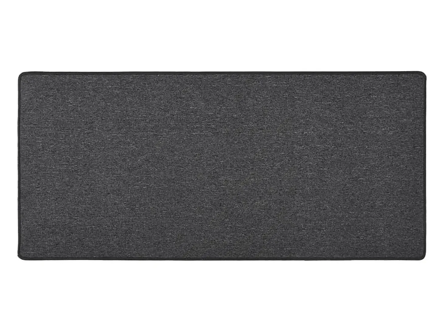 Pelle Alfombra de pasillo gris antracita 50x100 cm