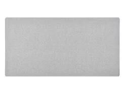 Pelle Alfombra de pasillo gris claro 80x150 cm