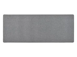 Pelle Alfombra de pasillo gris oscuro 80x200 cm