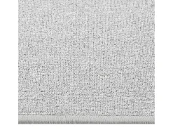 Pelle Alfombra de pasillo gris claro 80x200 cm