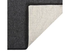 Pelle Alfombra de pasillo gris antracita 80x150 cm