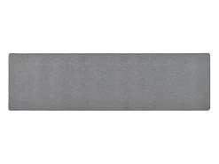 Pelle Alfombra de pasillo gris oscuro 80x300 cm