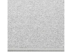 Pelle Alfombra de pasillo gris claro 50x100 cm