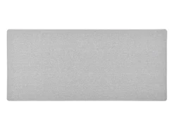 Pelle Alfombra de pasillo gris claro 50x100 cm