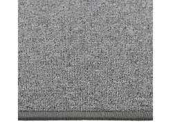 Pelle Alfombra de pasillo gris oscuro 80x150 cm