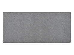 Pelle Alfombra de pasillo gris oscuro 80x150 cm