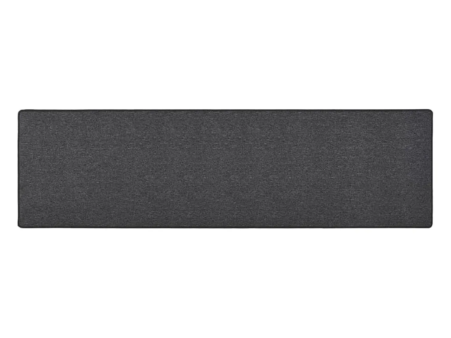 Pelle Alfombra de pasillo gris antracita 80x300 cm